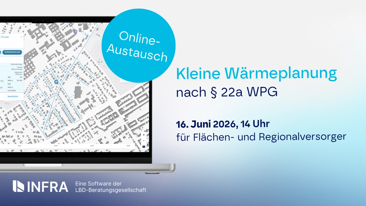 Erfahrungsaustausch „Kleine Wärmeplanung nach § 22a WPG“